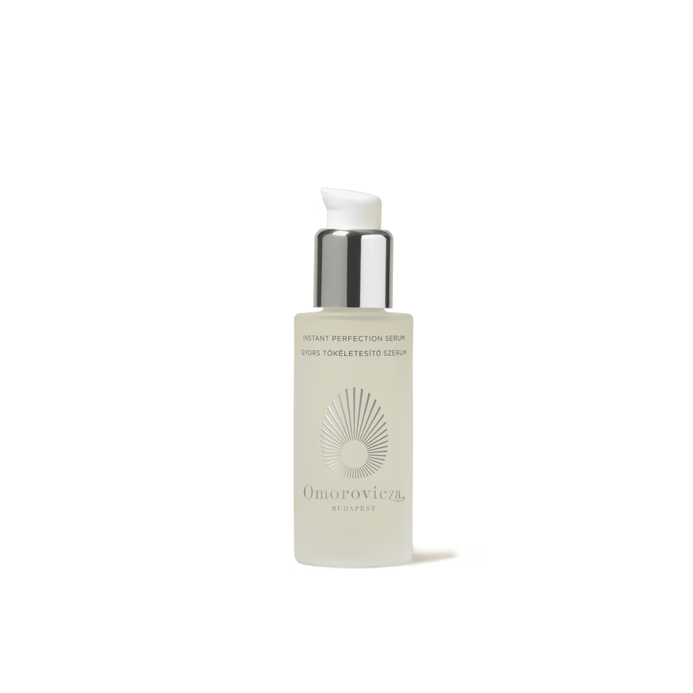 Instant Perfection Serum 30ml a glass bottle with a pump